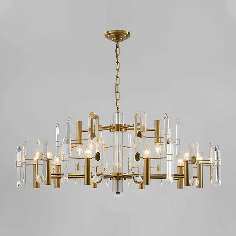 WOMO Gold Candle Crystal Chandelier-WM2518 - Image 13