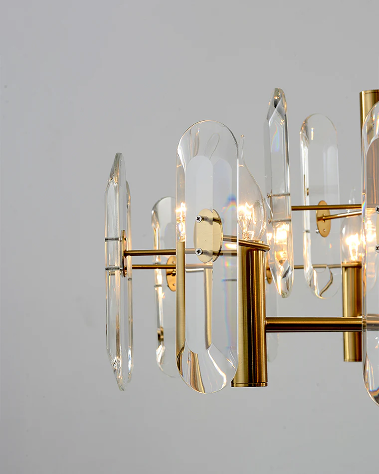 WOMO Gold Candle Crystal Chandelier-WM2518 - Image 6