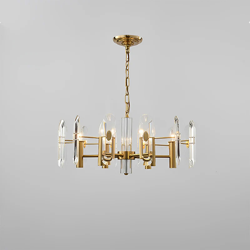WOMO Gold Candle Crystal Chandelier-WM2518 - Image 7