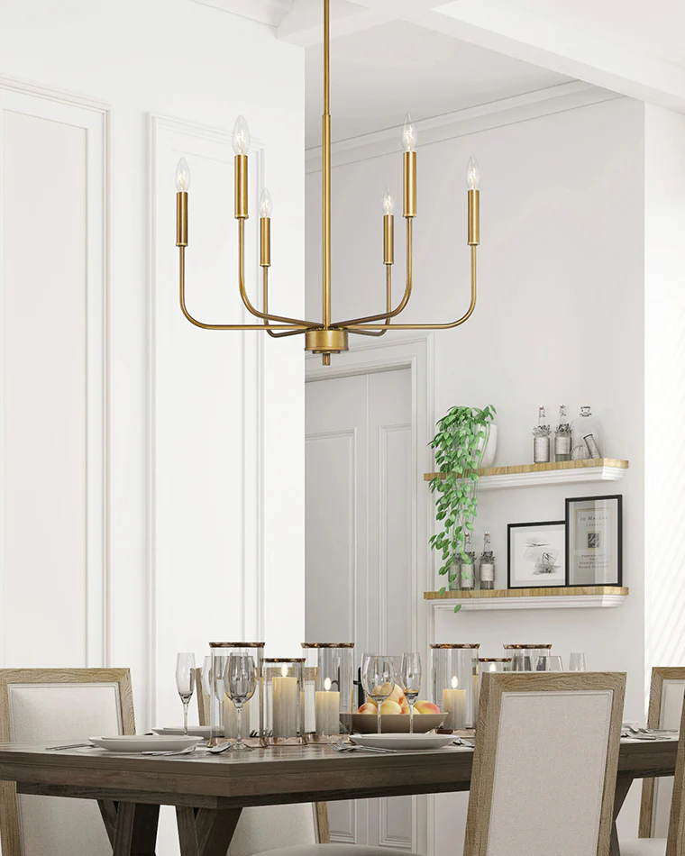 WOMO Gold Candlestick Chandelier-WM2509 - Image 10