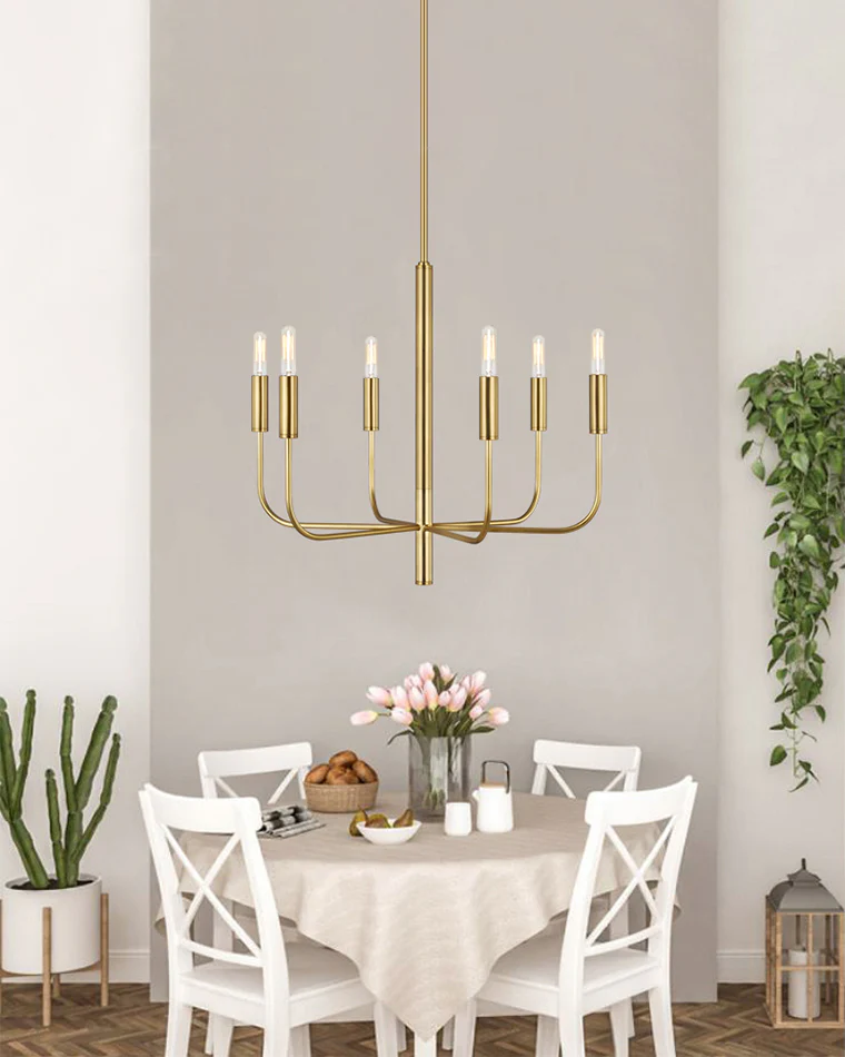 WOMO Gold Candlestick Chandelier-WM2509 - Image 6