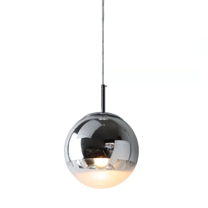 WOMO Gold Chrome Globe Pendant Light-WM2691 - Image 12