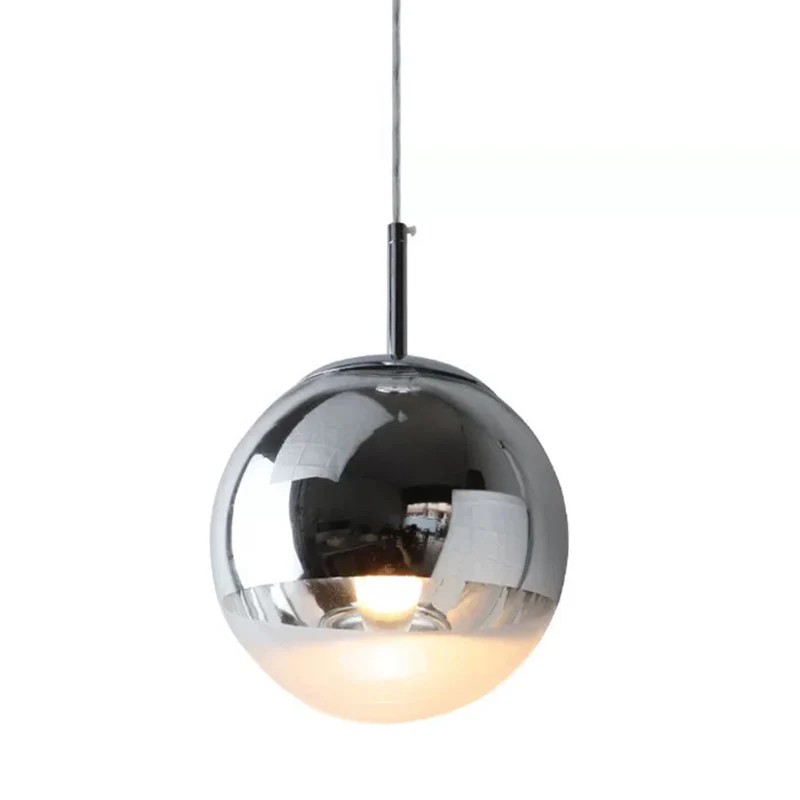 WOMO Gold Chrome Globe Pendant Light-WM2691 - Image 14