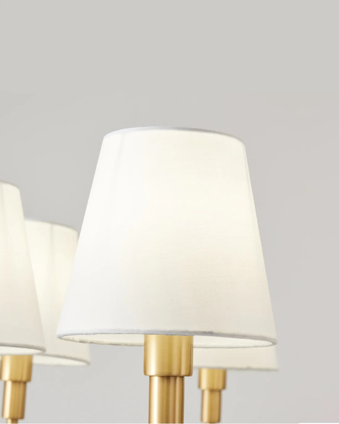 WOMO Gold Fabric Shaded Chandelier-WM2951 - Image 13
