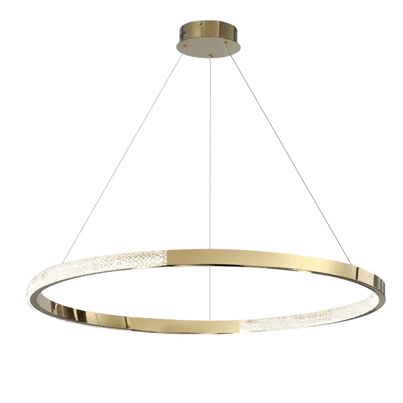 WOMO Gold Ring Led Chandelier-WM2795 - Image 12