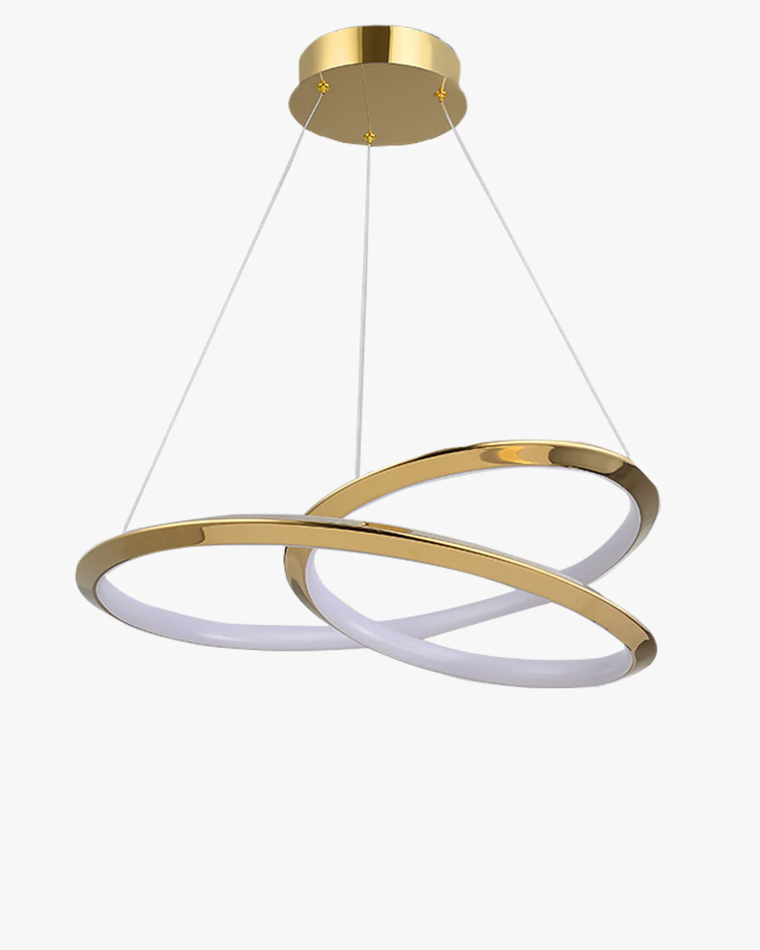 WOMO Gold Swirl Chandelier-WM2707