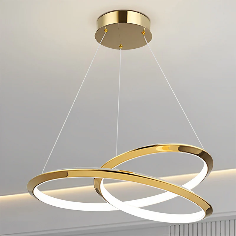 WOMO Gold Swirl Chandelier-WM2707 - Image 10