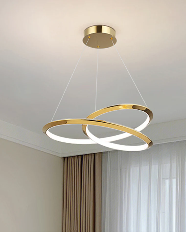 WOMO Gold Swirl Chandelier-WM2707 - Image 5
