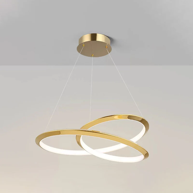WOMO Gold Swirl Chandelier-WM2707 - Image 6