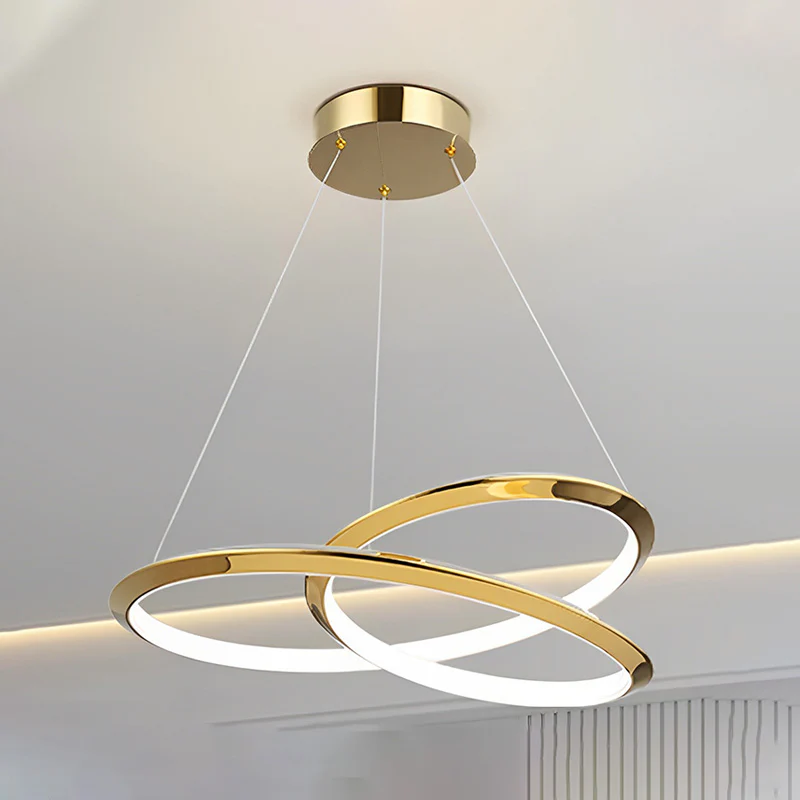WOMO Gold Swirl Chandelier-WM2707 - Image 8