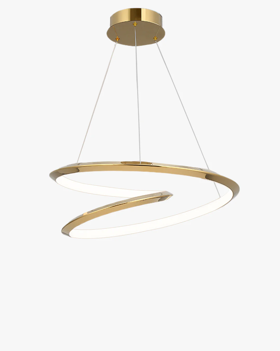 WOMO Gold Swirl Stainless Steel Chandelier-WM2708 - Image 5