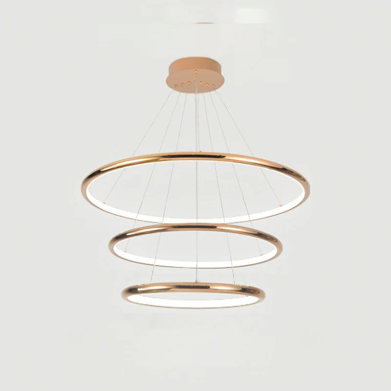 WOMO Gold Tiered Circular Chandelier-WM2758 - Image 7
