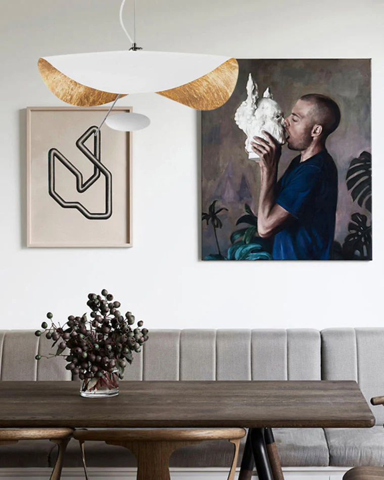 WOMO Goldleaf Pendant Light-WM2088 - Image 3