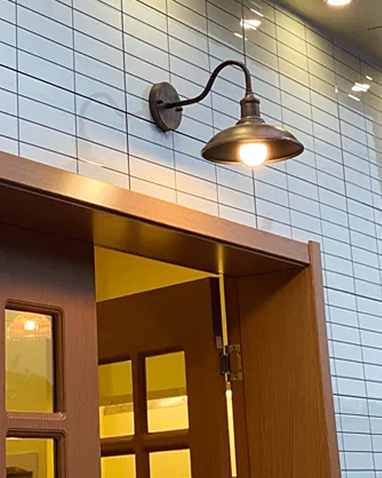 WOMO Gooseneck Barn Wall Lamp-WM9143 - Image 10