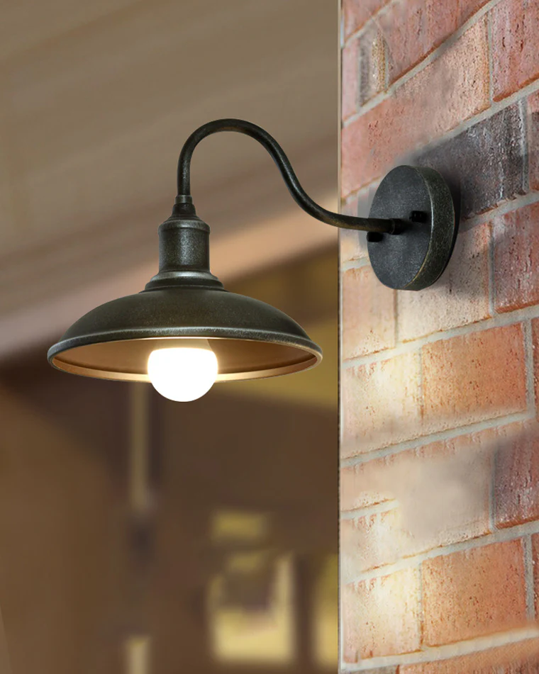 WOMO Gooseneck Barn Wall Lamp-WM9143 - Image 9