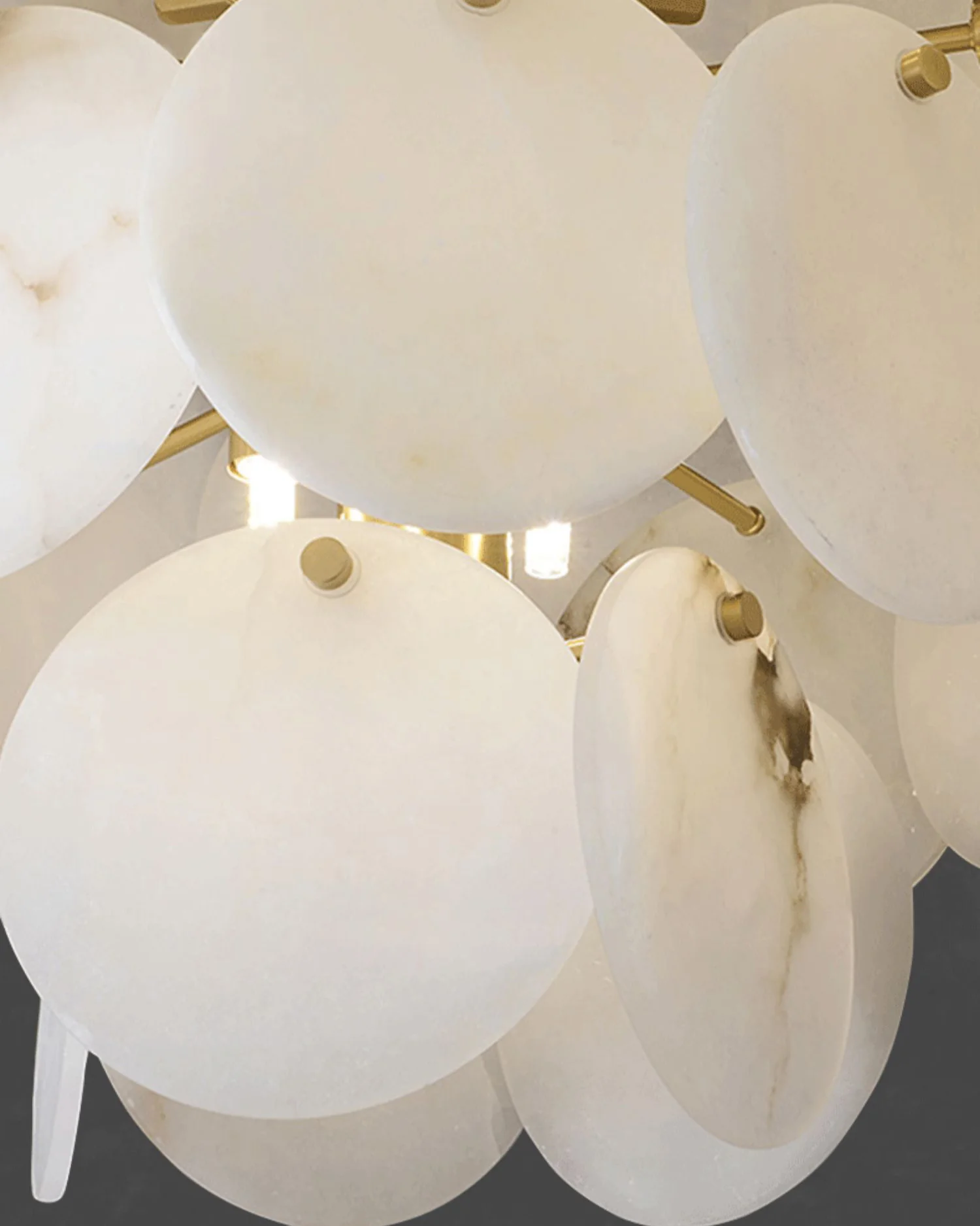 WOMO Grand Tiered Alabaster Chandelier-WM2850 - Image 3