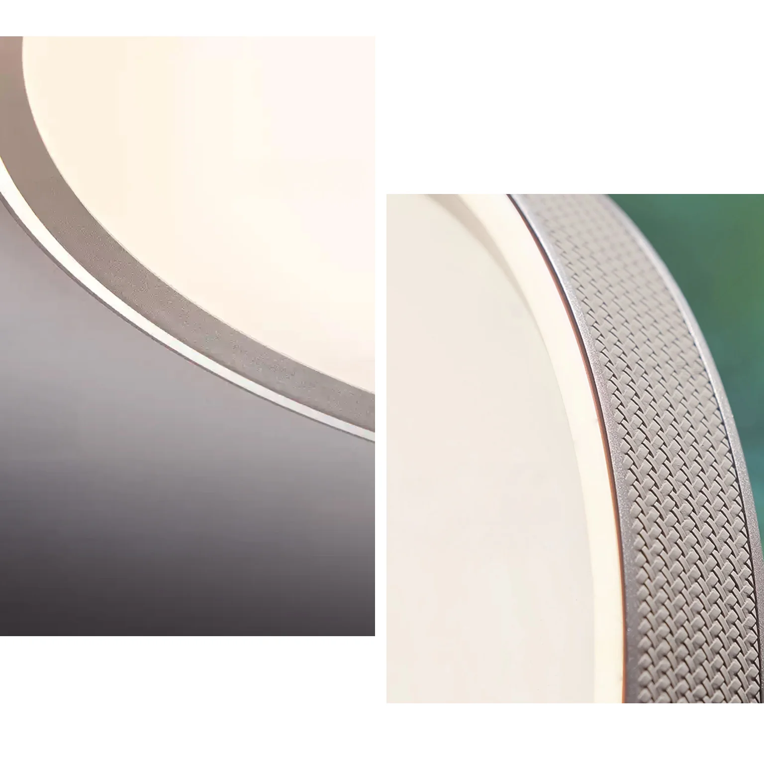 WOMO Grey Round Leather Ceiling Light-WM1231 - Image 7