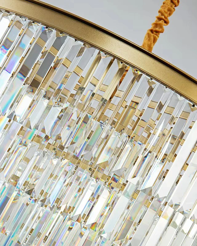 WOMO Tiered Oval Crystal Chandelier-WM2489 - Image 7