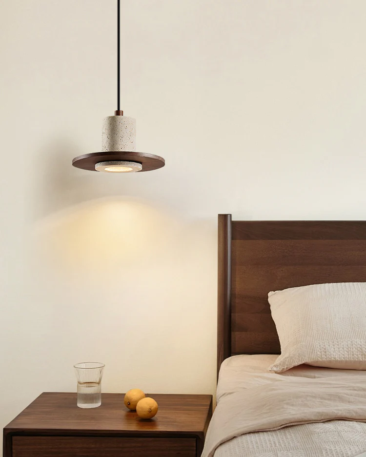 WOMO Hat Travertine Pendant Light-WM3091 - Image 3