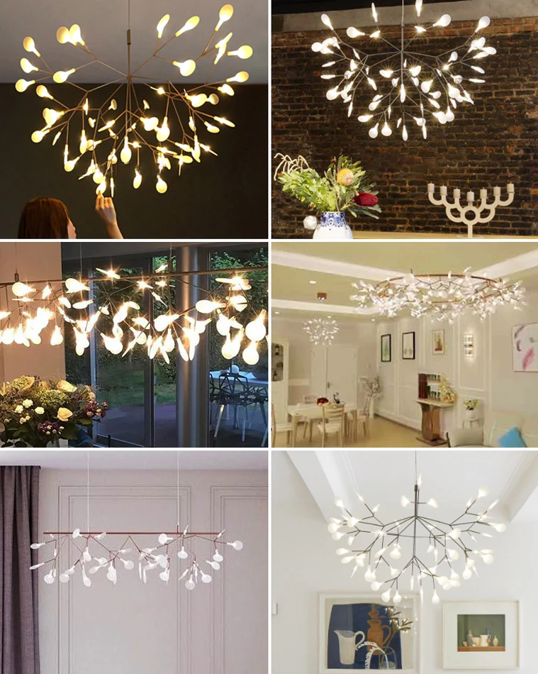 WOMO Heracleum/Firefly Branch Chandelier-WM2072 - Image 11