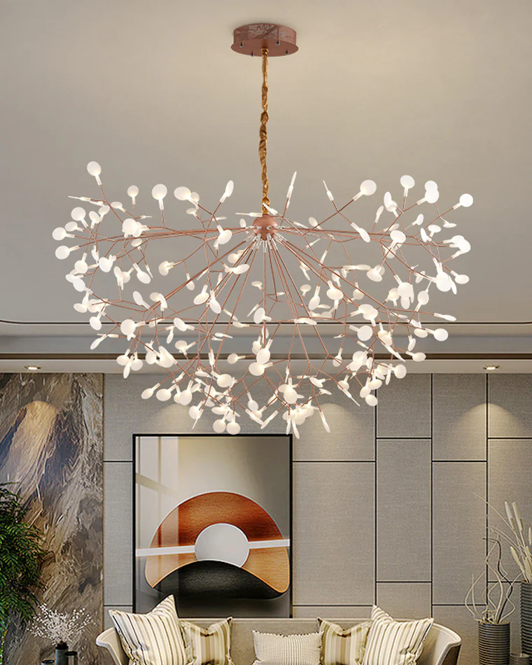 WOMO Heracleum/Firefly Branch Chandelier-WM2439 - Image 5