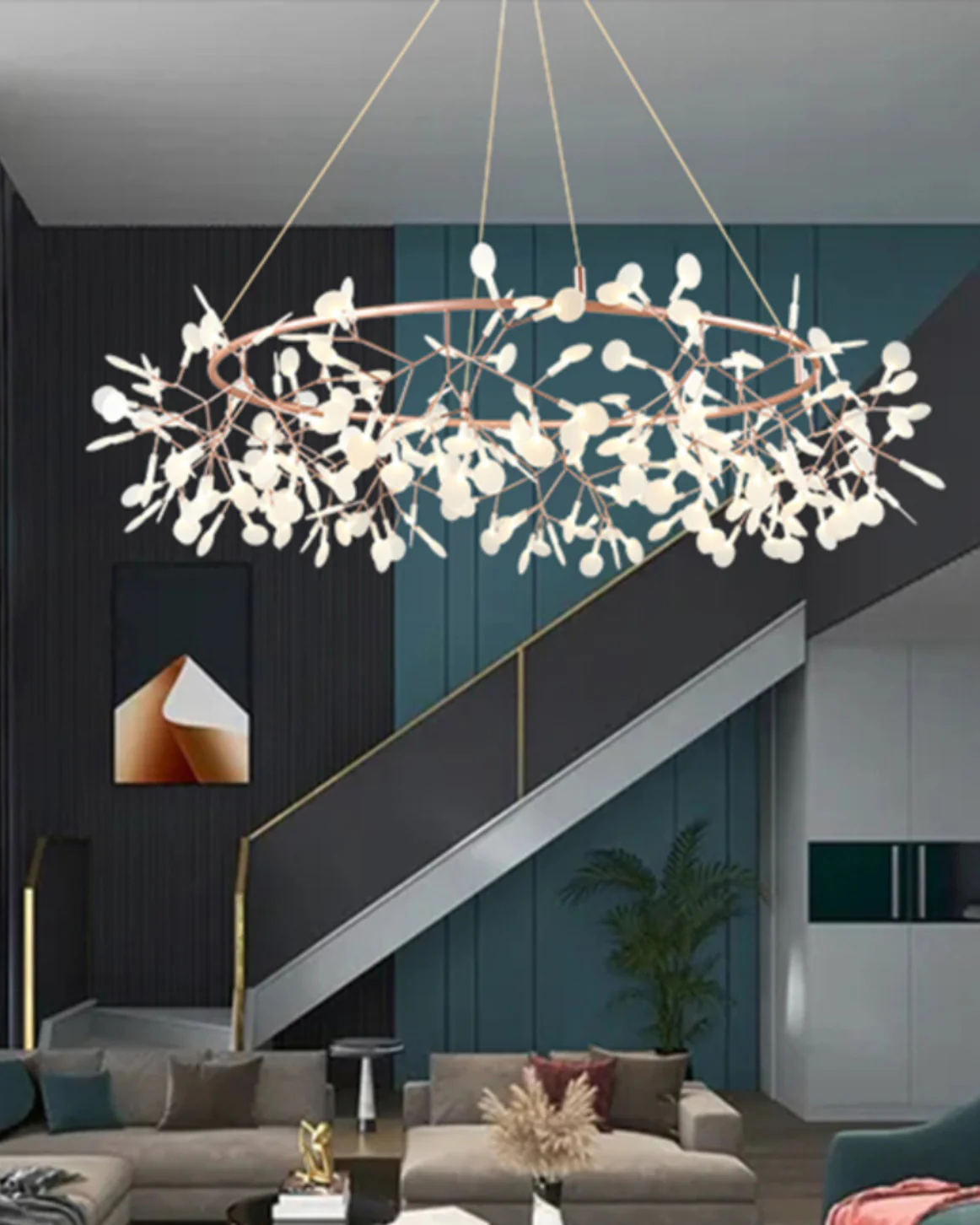 WOMO Heracleum/Firefly Round Chandelier-WM2435 - Image 29