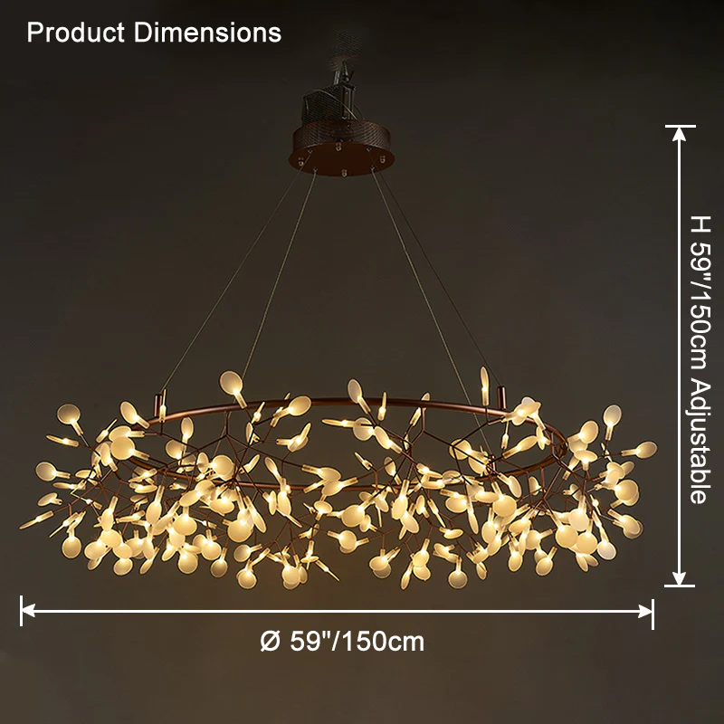 WOMO Heracleum/Firefly Round Chandelier-WM2435 - Image 49