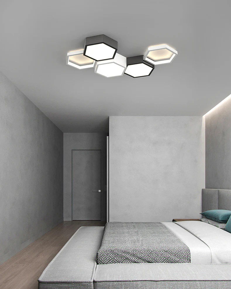 WOMO Honeycomb Flush Mount Ceiling Light-WM1127 - Image 8