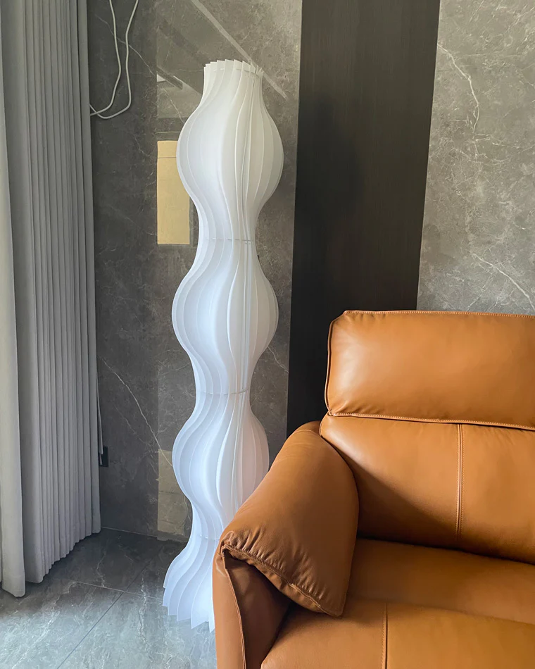 WOMO Wavy Column Floor Lamp with Hue Dimmer-WM7074 - Image 24