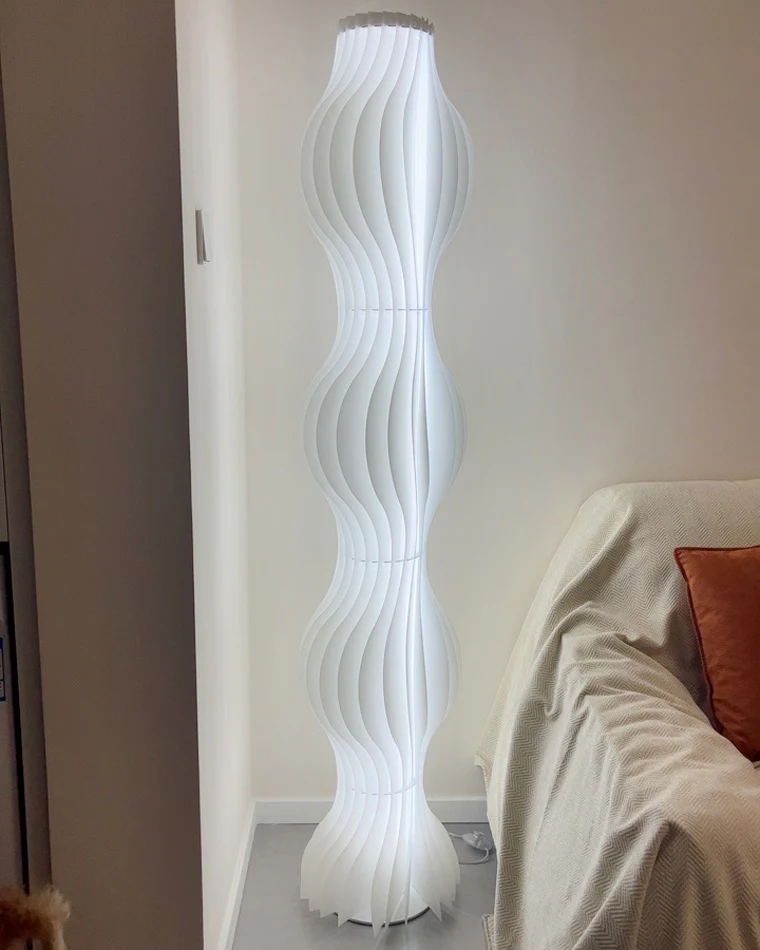 WOMO Wavy Column Floor Lamp with Hue Dimmer-WM7074 - Image 39