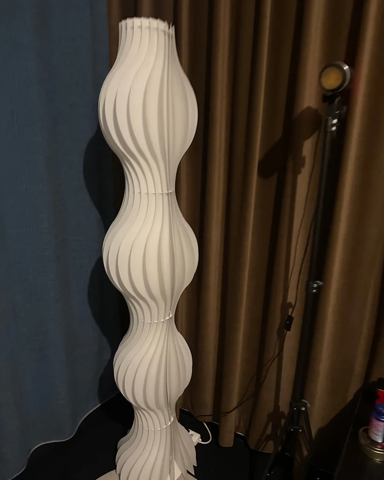 WOMO Wavy Column Floor Lamp with Hue Dimmer-WM7074 - Image 45