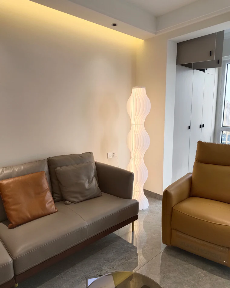 WOMO Wavy Column Floor Lamp with Hue Dimmer-WM7074 - Image 51