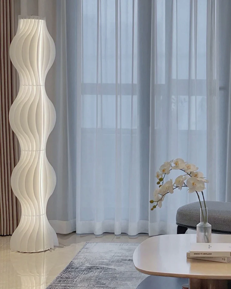 WOMO Wavy Column Floor Lamp with Hue Dimmer-WM7074 - Image 52