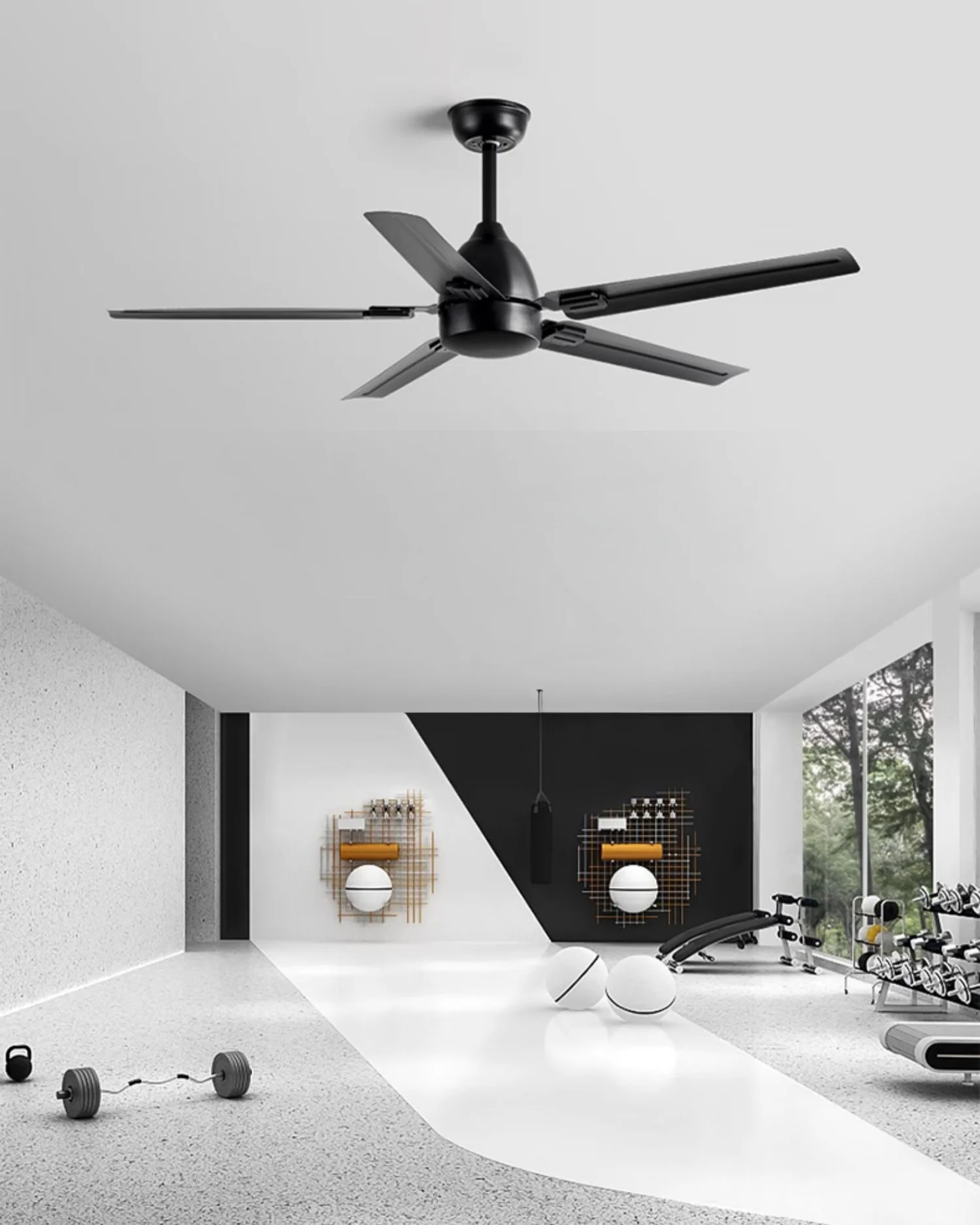 WOMO Industrial Stainless Steel Ceiling Fan-WM5213 - Image 18