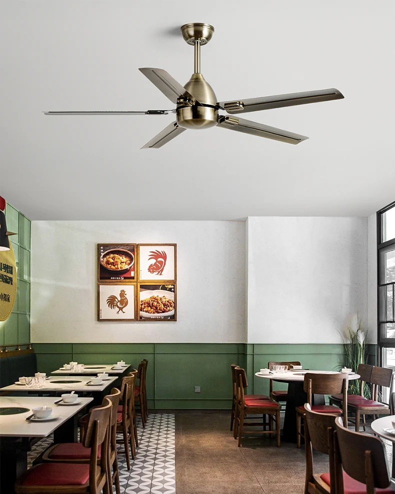 WOMO Industrial Stainless Steel Ceiling Fan-WM5213 - Image 2