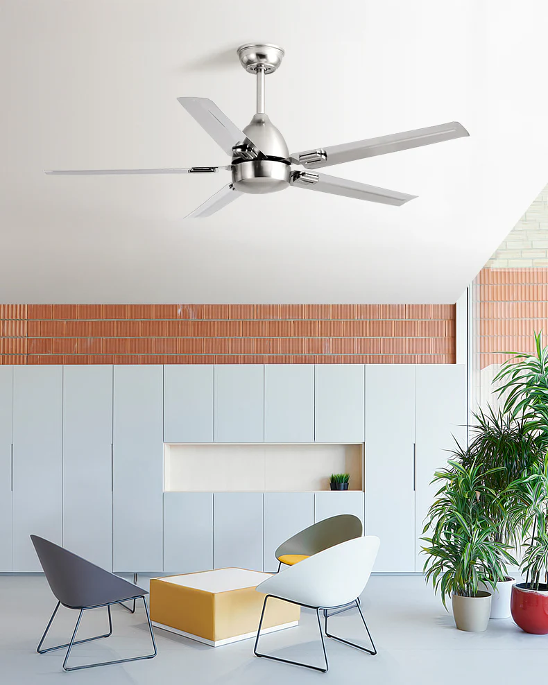 WOMO Industrial Stainless Steel Ceiling Fan-WM5213 - Image 6