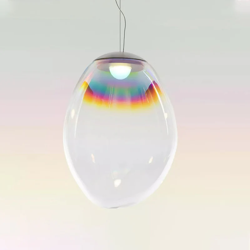 WOMO Iridescent Glass Bubble Pendant Light-WM2502 - Image 10
