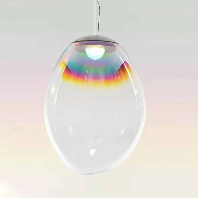 WOMO Iridescent Glass Bubble Pendant Light-WM2502 - Image 12