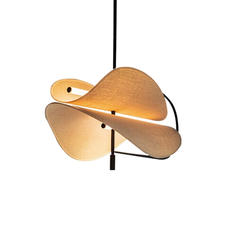 WOMO Japandi Linen Chandelier-WM2817 - Image 8