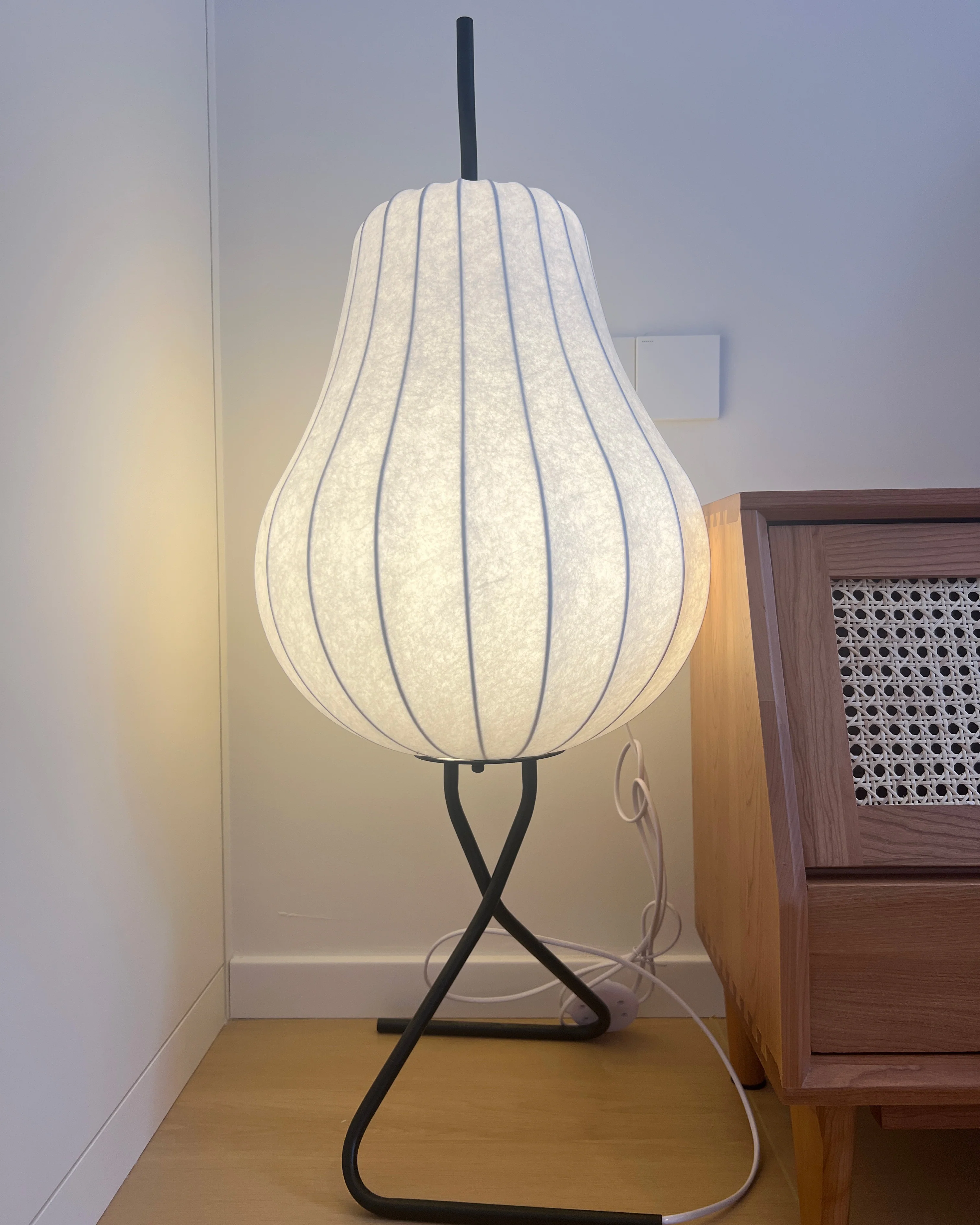 WOMO Pear Lantern Silk Floor Lamp-WM7126 - Image 10