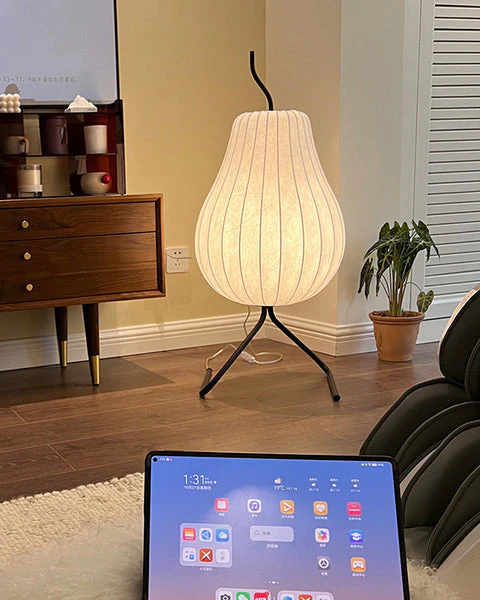 WOMO Pear Lantern Silk Floor Lamp-WM7126 - Image 15