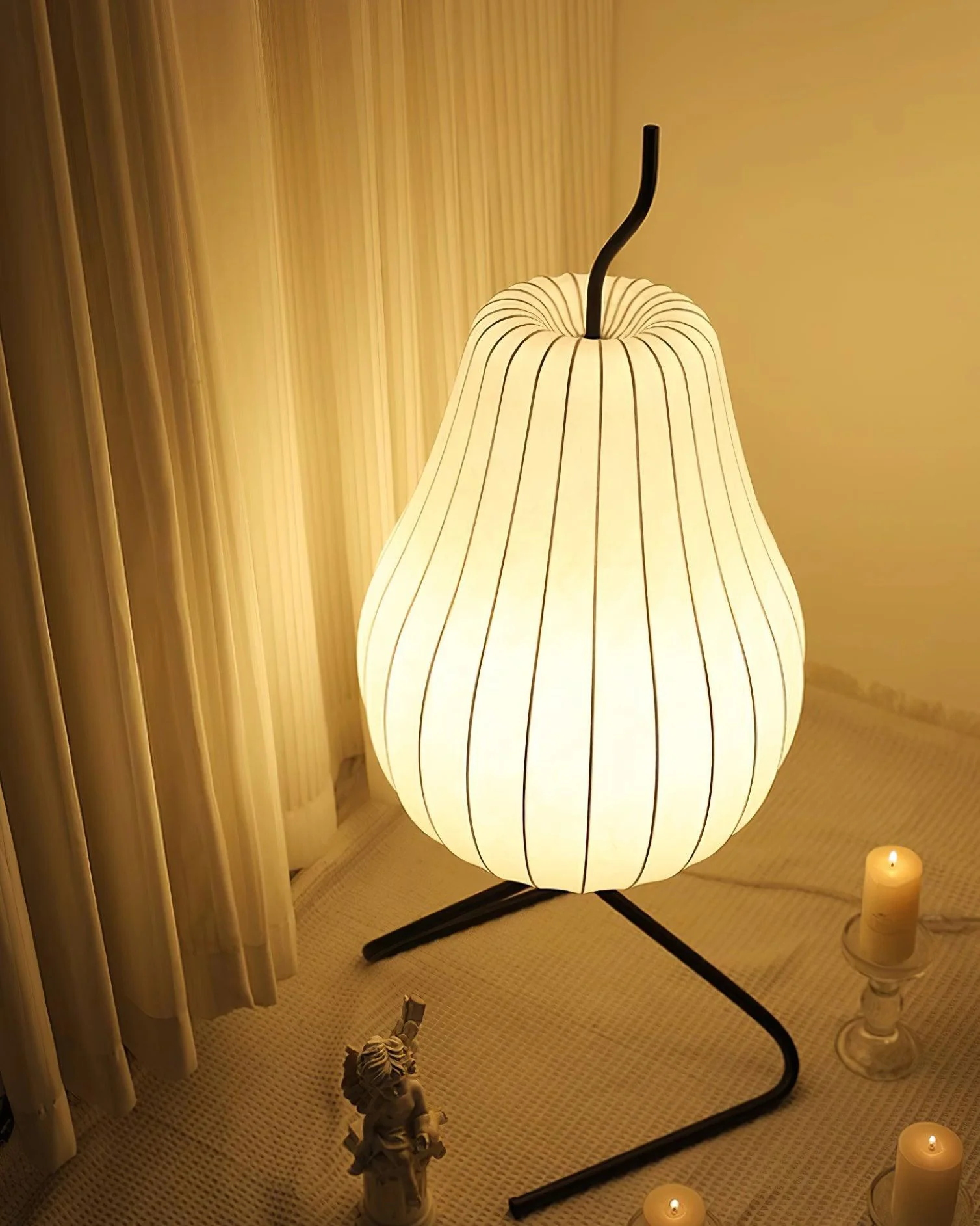 WOMO Pear Lantern Silk Floor Lamp-WM7126 - Image 18