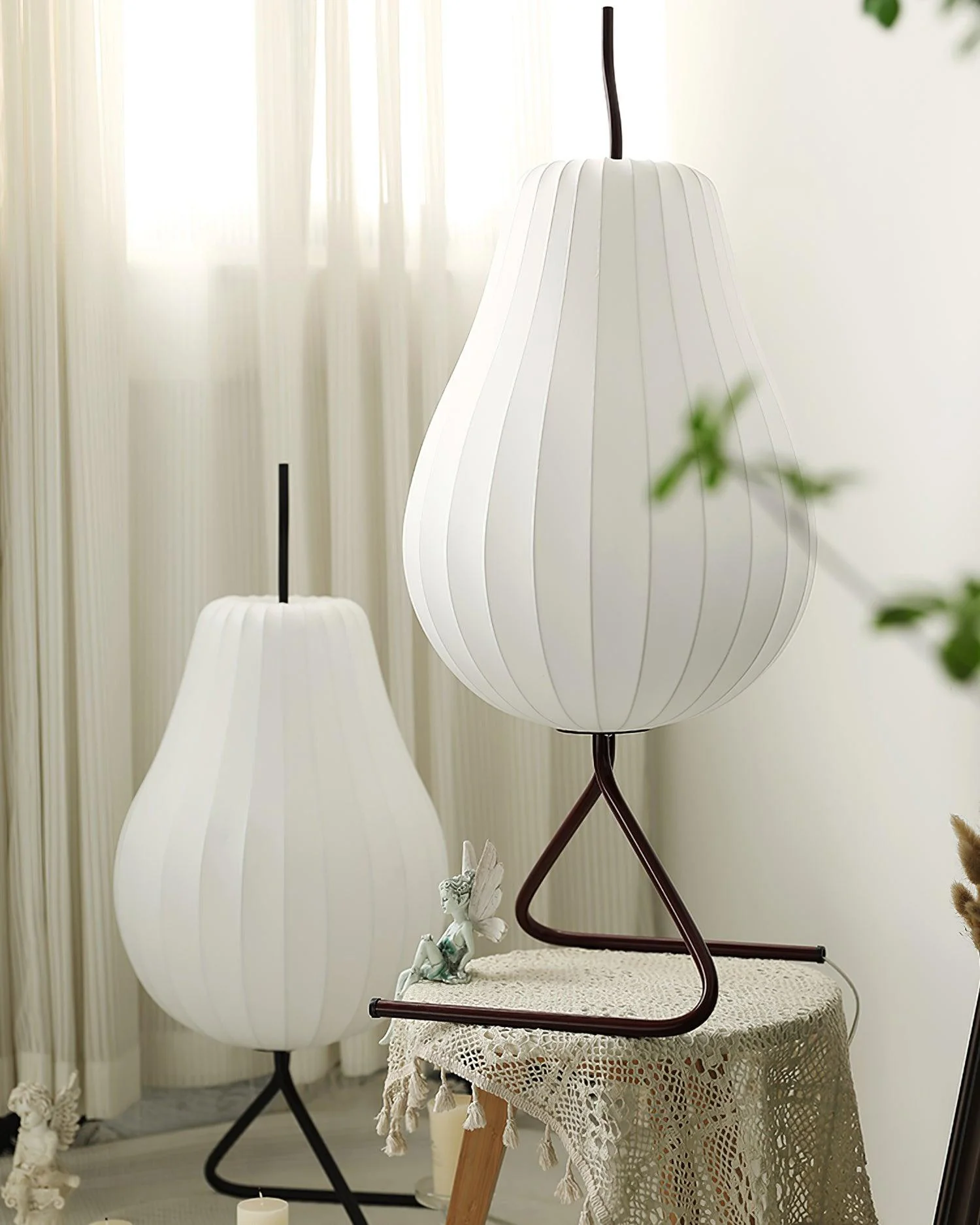 WOMO Pear Lantern Silk Floor Lamp-WM7126 - Image 25