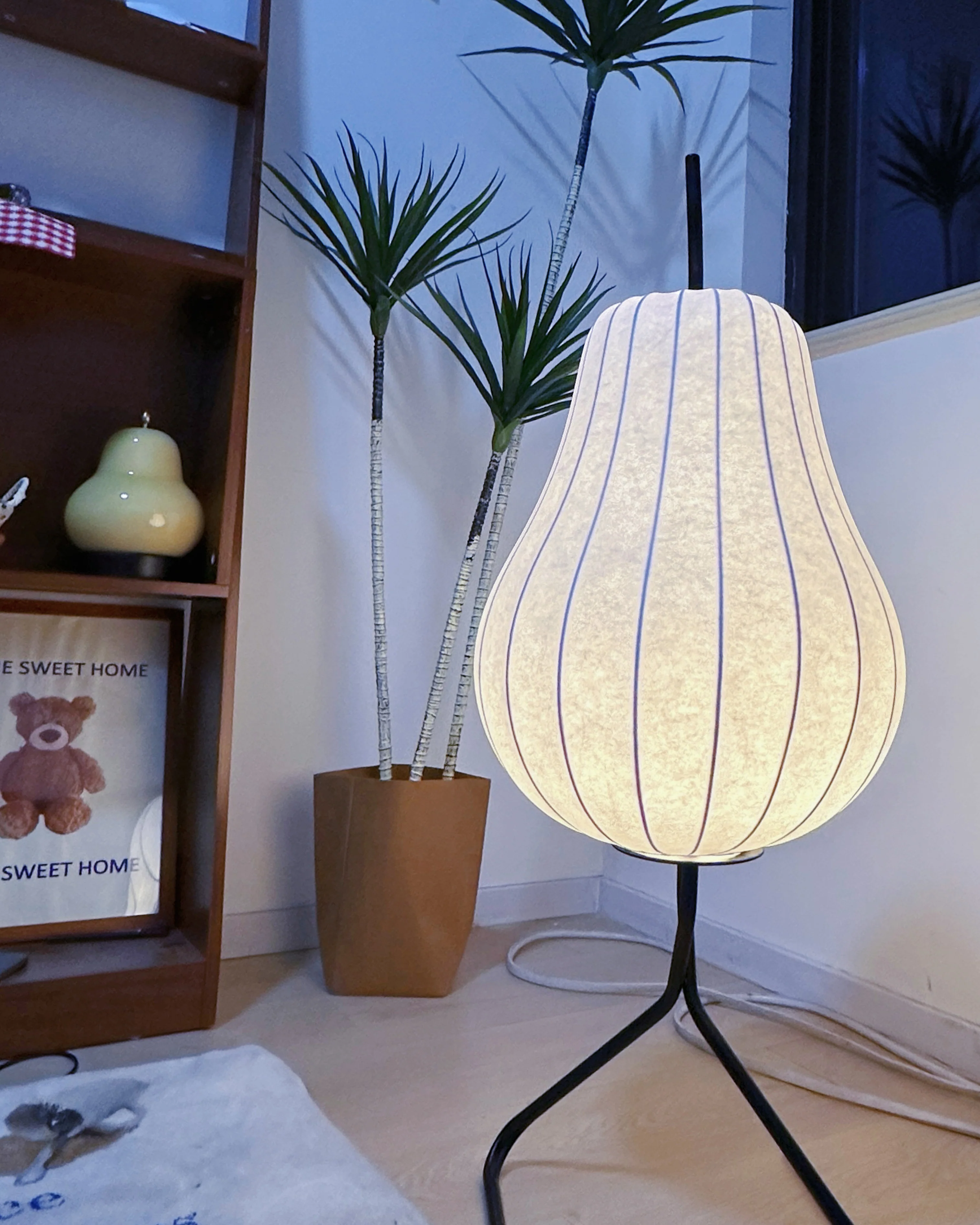 WOMO Pear Lantern Silk Floor Lamp-WM7126 - Image 26