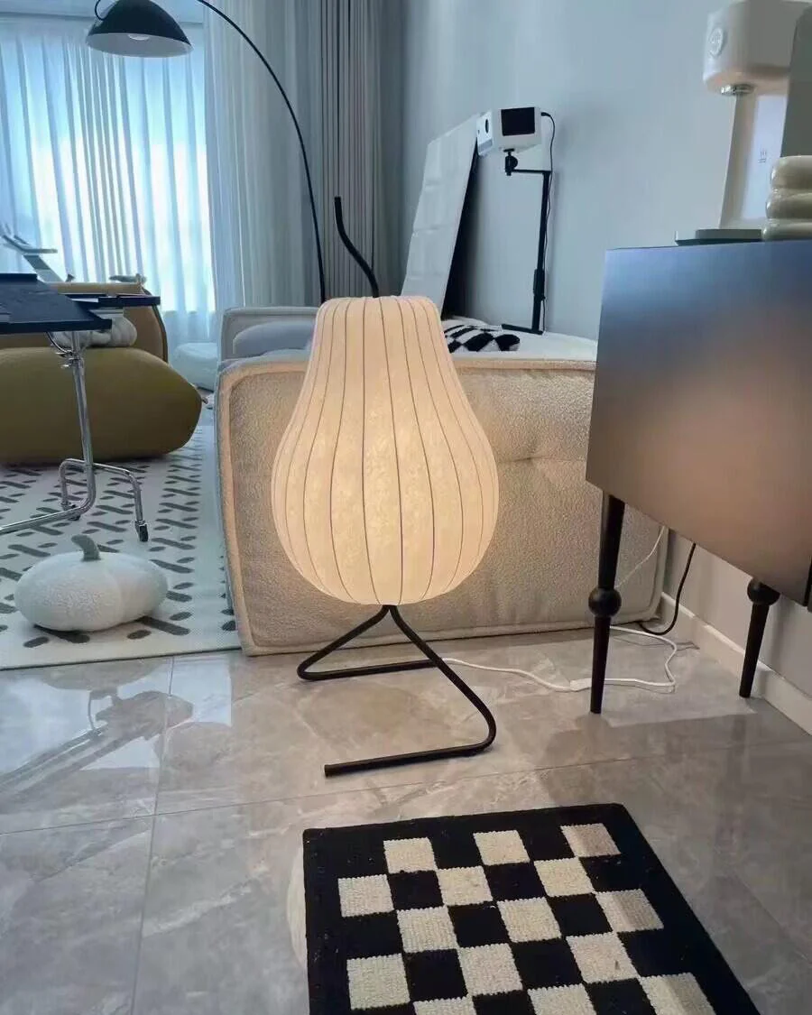 WOMO Pear Lantern Silk Floor Lamp-WM7126 - Image 27