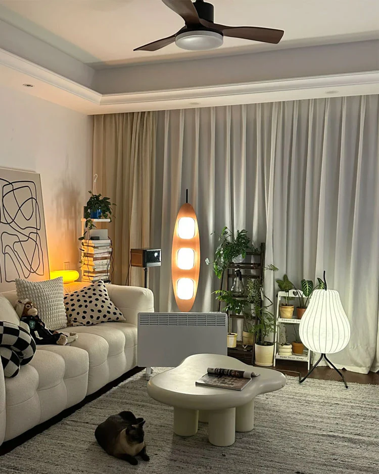 WOMO Pear Lantern Silk Floor Lamp-WM7126 - Image 28