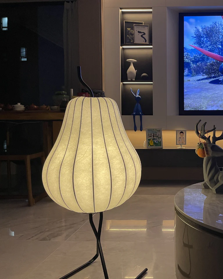 WOMO Pear Lantern Silk Floor Lamp-WM7126 - Image 29