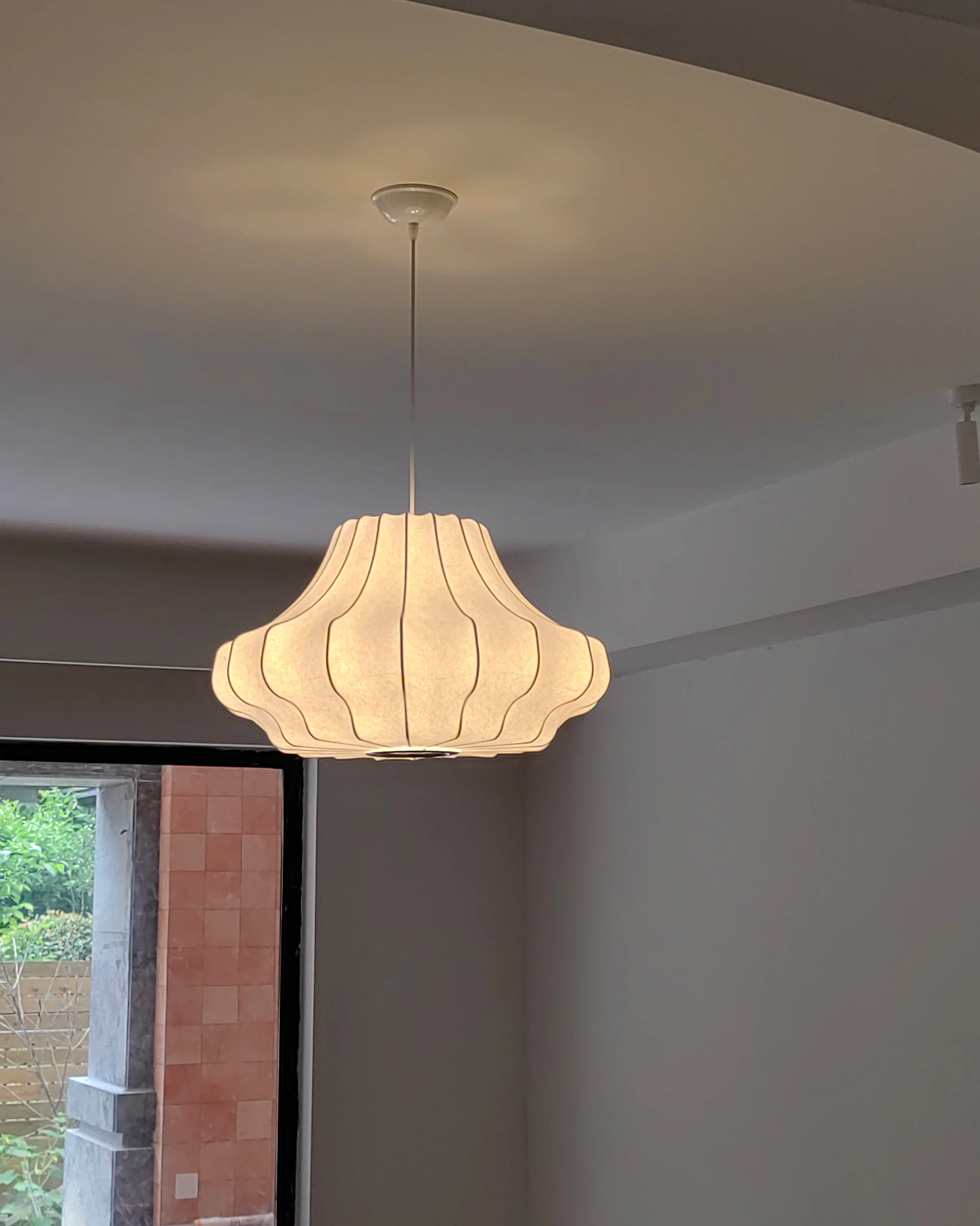 WOMO Japandi Silk Pendant Light-WM2947 - Image 15