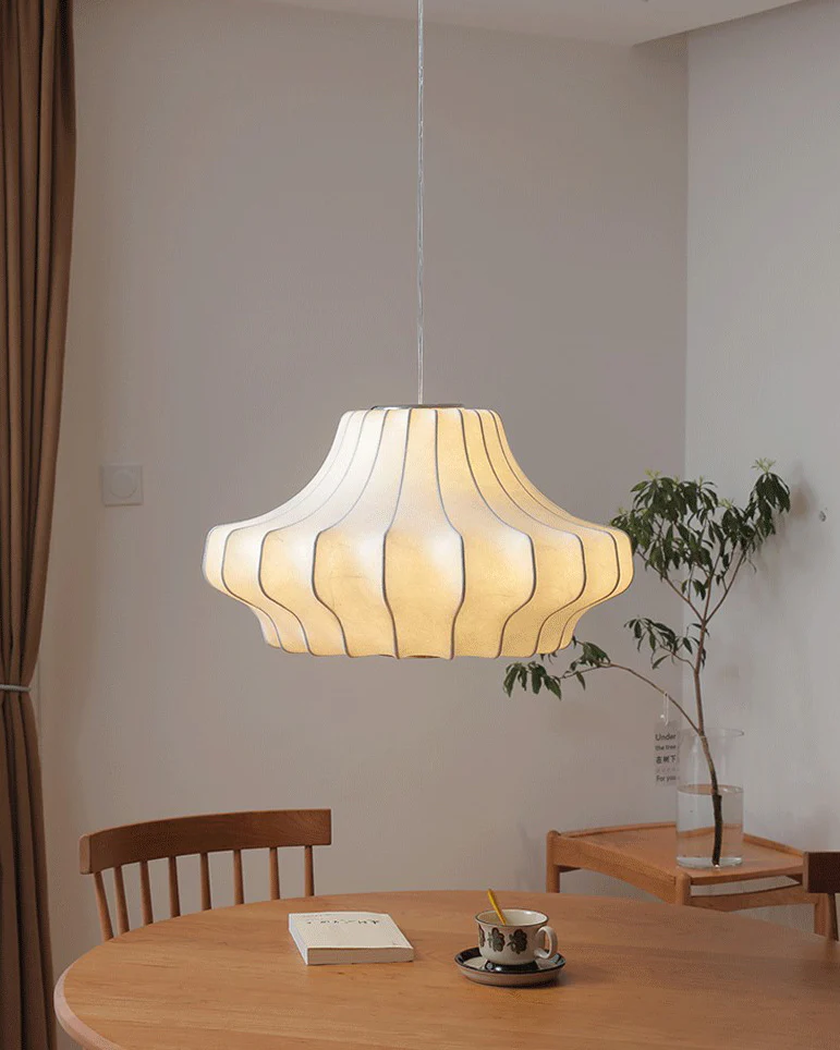 WOMO Japandi Silk Pendant Light-WM2947 - Image 17