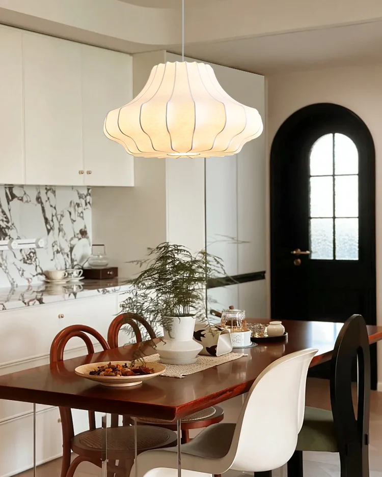WOMO Japandi Silk Pendant Light-WM2947 - Image 21